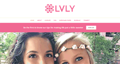 Desktop Screenshot of livelvly.com